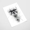 Poster Skull Sketch