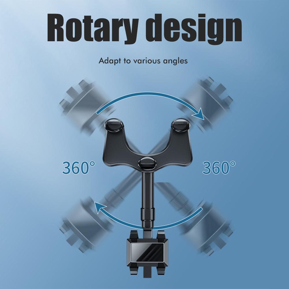 Handyhalterung Auto Rückspiegel Handyhalterung Halterung 360 Grad Drehbar Ausziehbar Handy Ständer