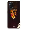 Case - MANIACASE - Oppo A95 RCL LENS - Silicone TPU - Black (orange Black Background) - Compatible Oppo A95