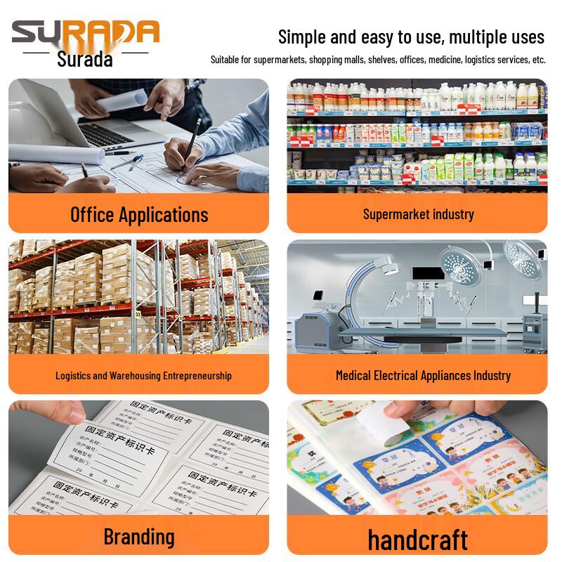 Sulada A4 Matte Adhesive Inkjet/Laser Printer Paper