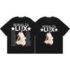 Hot Sale Singer Rosalia Lux Tour 2026 Double Sided Graphic T Shirts Unisex Fashion Pop Music Tshirt Y2k Gothic Cotton Tshirts