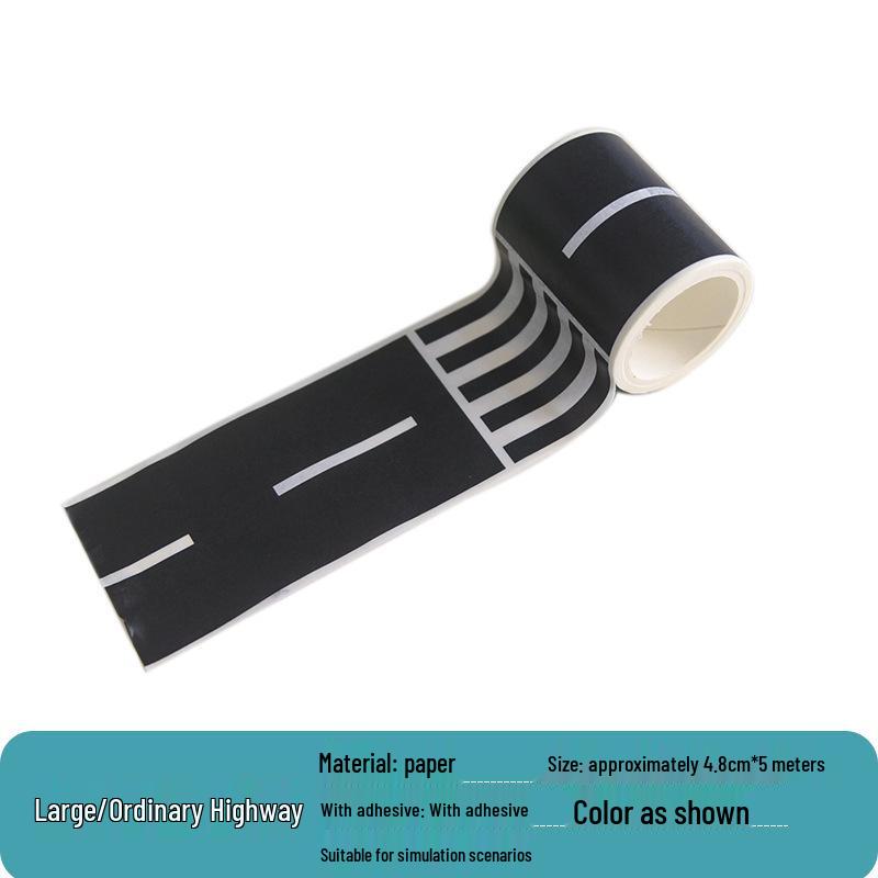 Cardboard Traffic Track Educational Toy for Kindergarten Art & Play Area