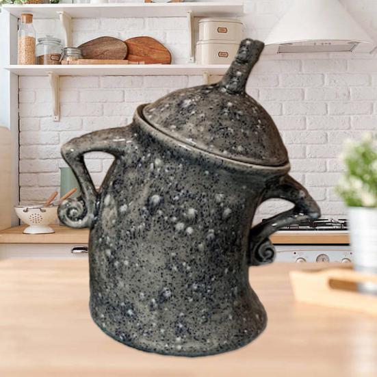 Söt Rolig Solid Resin Craft Desktop Decoration Akimbo Jar Hemmakontorsmaterial