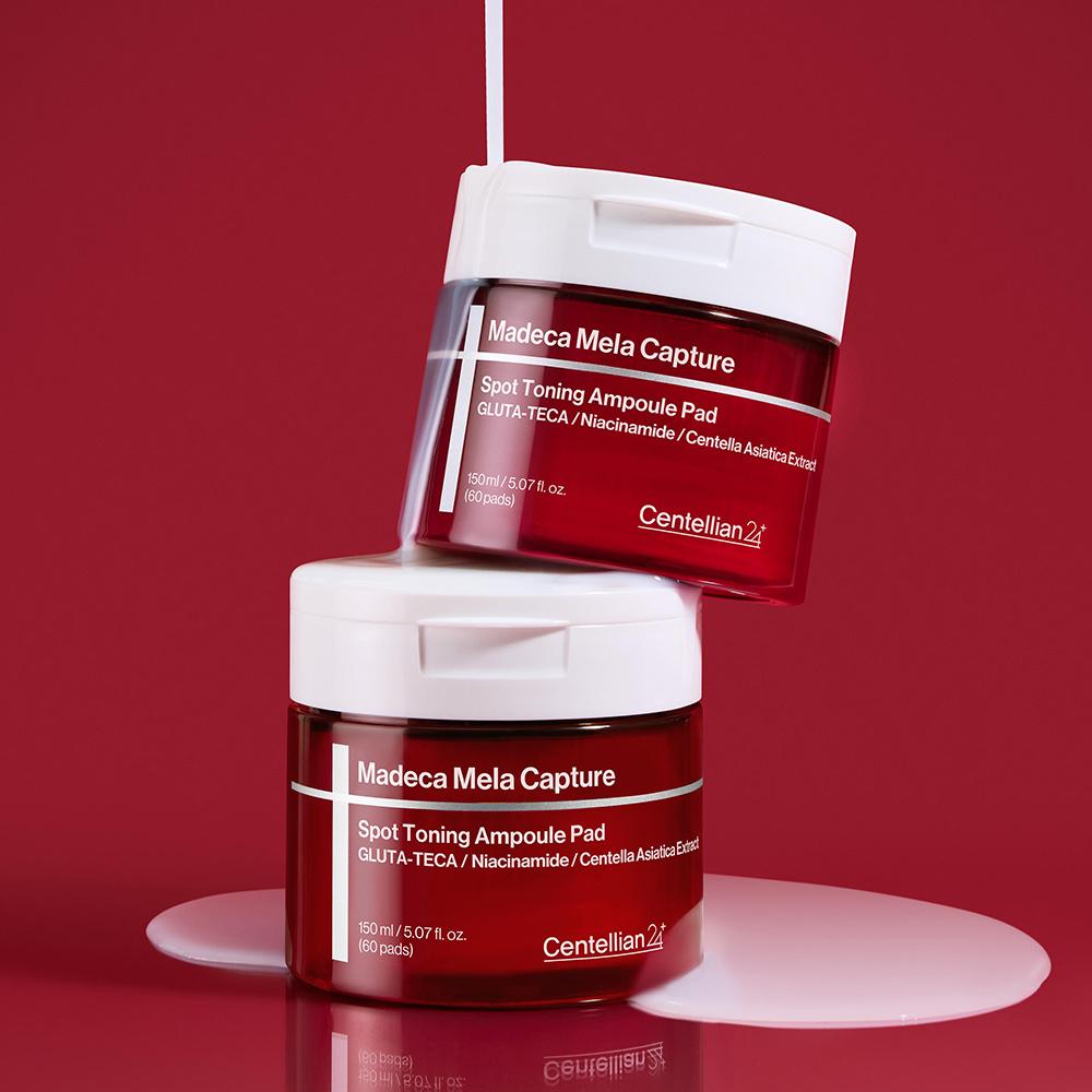 CENTELLIAN24 Madeca Mela Capture Spot Toning Ampoule Pad 60pcs + Refill 60pcs - Dark Spot Care, Korean