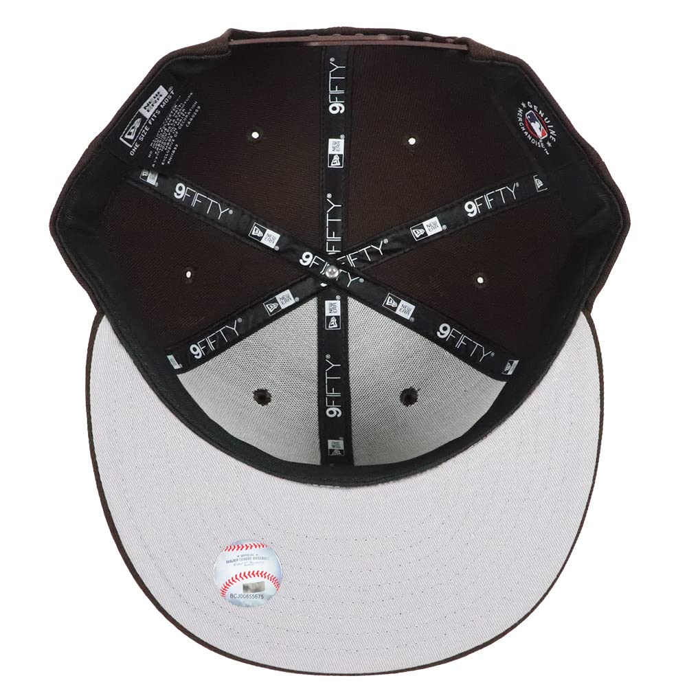 [New Era] Kšiltovka 9FIFTY pro muže, Major League Baseball, San Diego Padres, Hnědá, [Použitá]