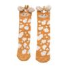 Fuzzy Socks for Women Girls Winter Warm Coral Fleece Floor Socks Cute Cartoon Animal Furry Bed Socks for Home Sleeping