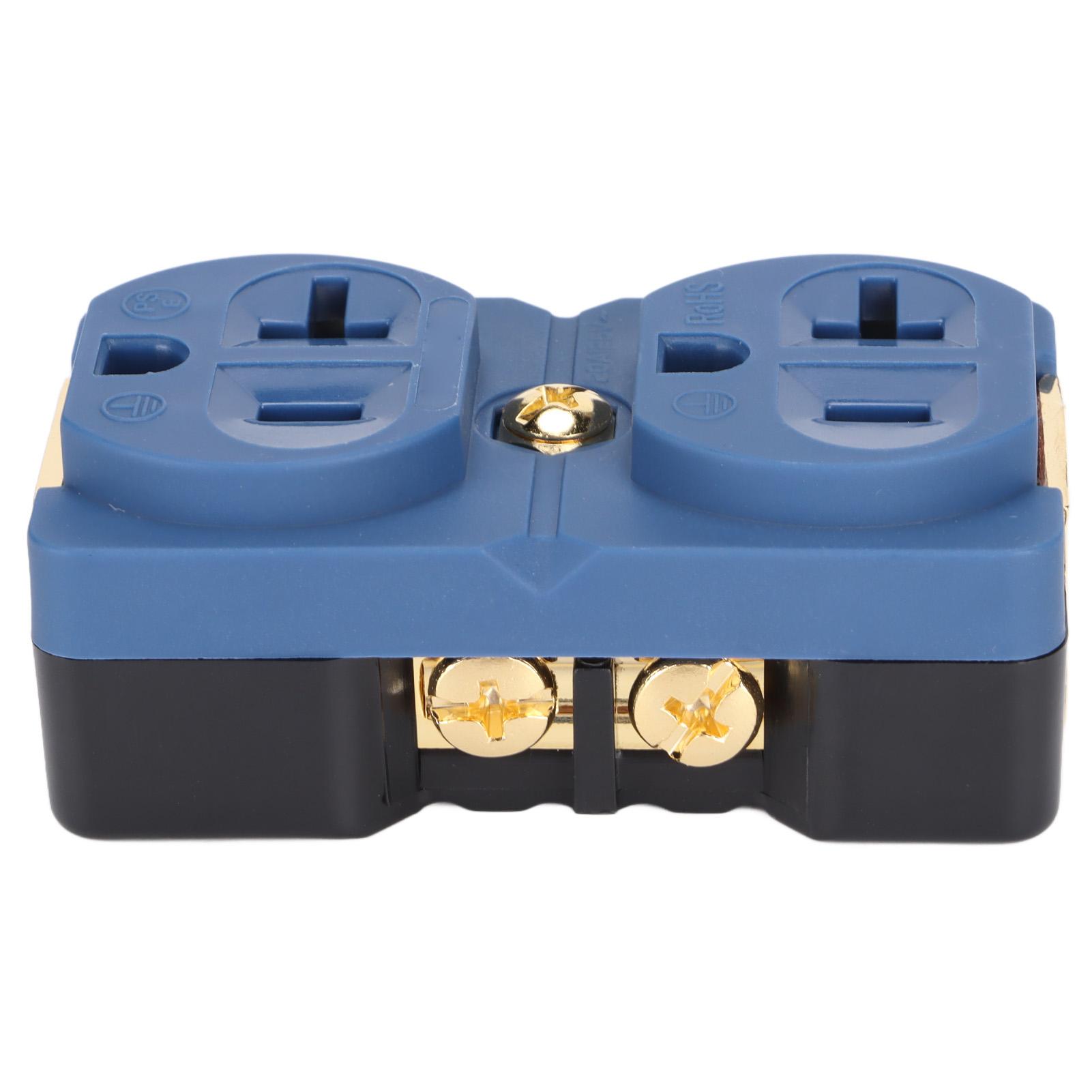 

DP‑1G ophile Pure Copper Duplex Socket 20A 125V Copper 24k Gold Plated o Socket