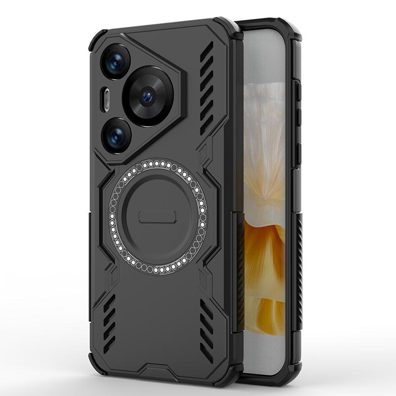 

Защитный чехол-броня с теплоотводом для телефона Huawei Puro 70 Nova 12 13 14 Pro Ultra, чехол, магнитная противоударная накладка, fundas Huawei Pura 70