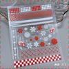 5D Snowflake Nail Art Sticker Decals 5D Stereoscopic Embossed Christmas Nail Art Decoration Charms Self-Adhesive