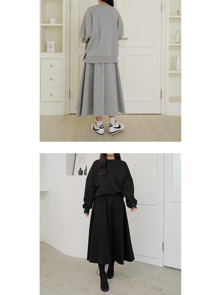 2023 Trendy Two-Piece Suit Skirt: Casual Tea-Style Early Autumn Outfit