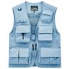 Men's Casual Outdoor Unloadable Multifunctional Reporter Travel Photography Mesh Quick Drying Fishing Vest Men