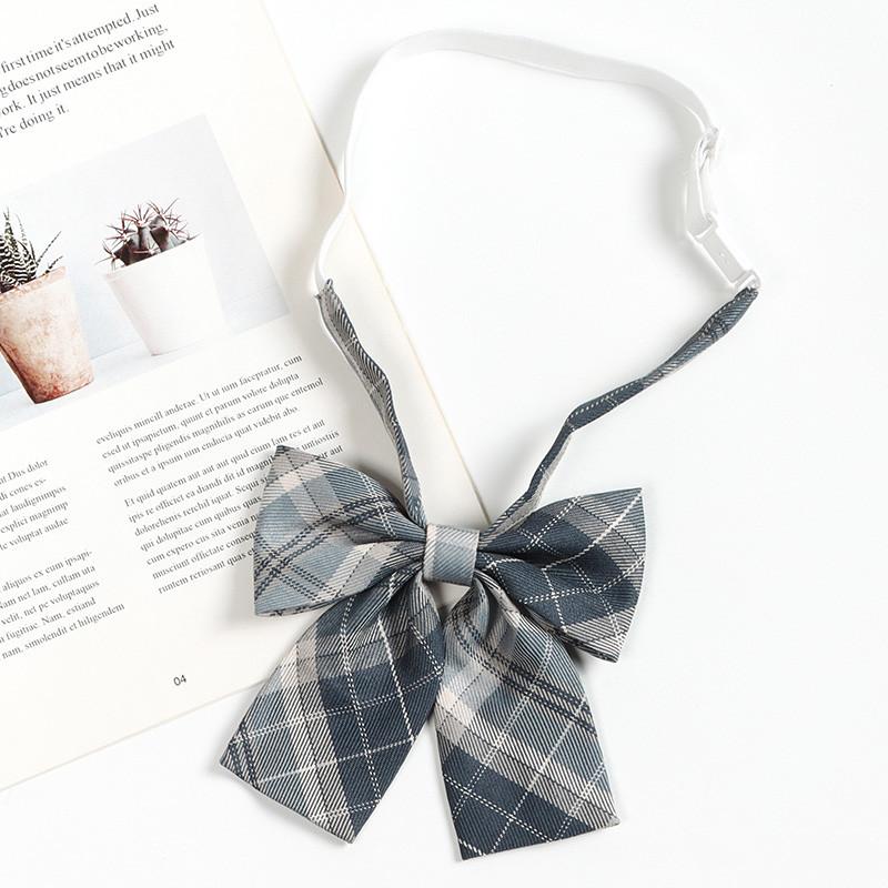 Childrens Lattice Pattern Necktie With Striped Polyester For Casual School Wear