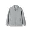 New G Island Cotton Loose Zipper Jacket Sweater Men's Solid Color Trend Versatile Jacket Couple
