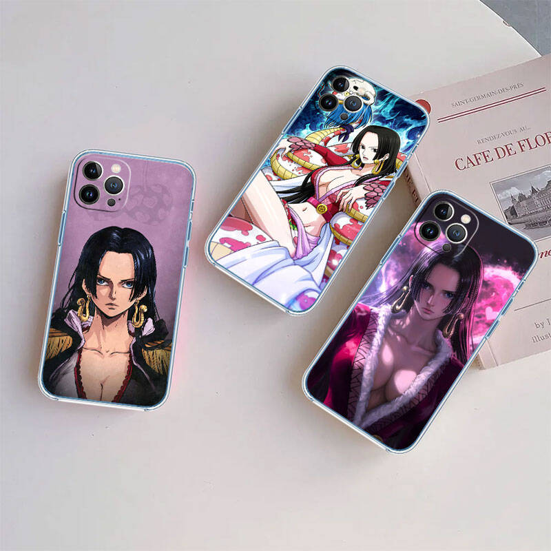 MH111 One Piece Boa Hancock Case for Motorola E7 G6 G7 G8 G9 Plus Power Play G10 G20 G04 E30 E40 E22 E20 E13 E15 G22 G23 G05 G75 G35 G55