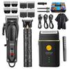 HIENA Electric Hair Clipper with Number Display, Oil Head Carving, Push Clippers for Barbers.