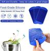 Silicone Mini Ice Cube Trays Small 1cm Stackable Easy Release 160 Crushed Ice Cube Molds Tiny Crushed Ice Cubes Maker Mold