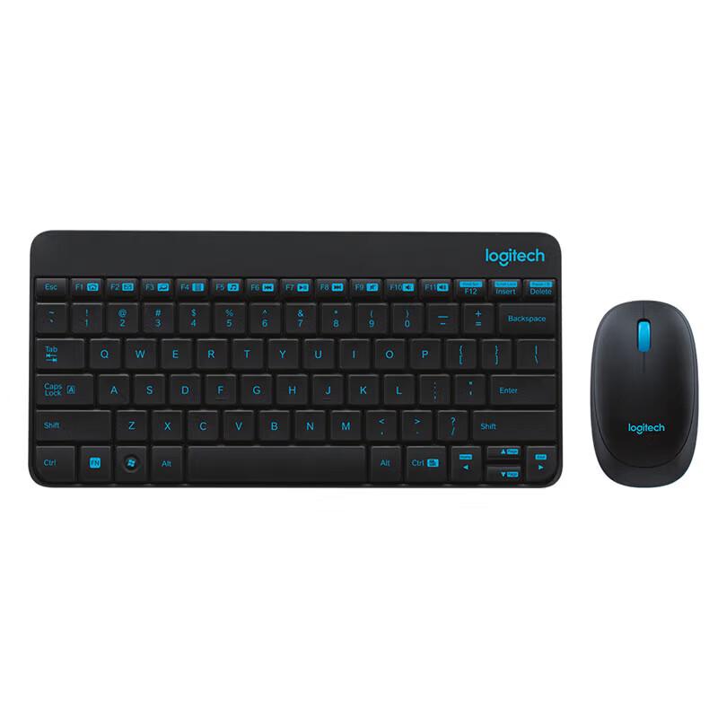 

Logitech MK245 Nano Wireless Keyboard and Mouse Combo - Black