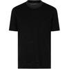 Fitted Short Sleeve Round Neck Velvet Letter T-Shirt Men Tops Black EM001288-AF10017-FC159