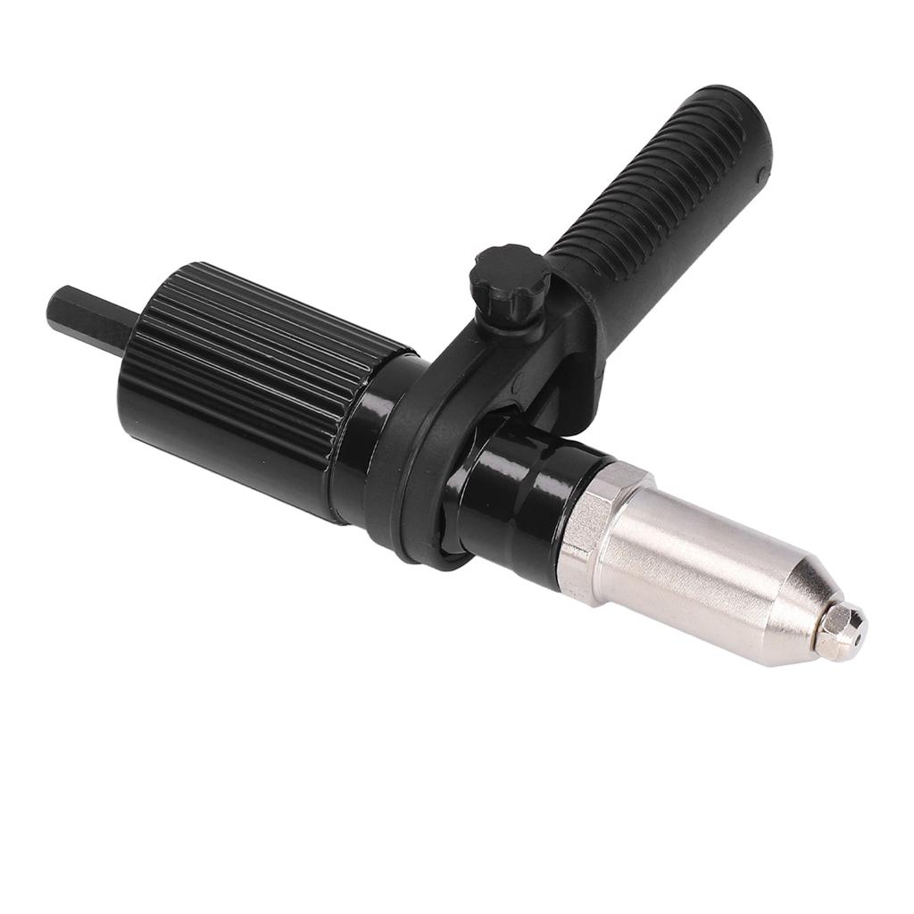 Electric Riveting Gun Adapter Rivet Gun Accessory Electric Drill Rivet Machine Grab Rivet and Nail Gun Head