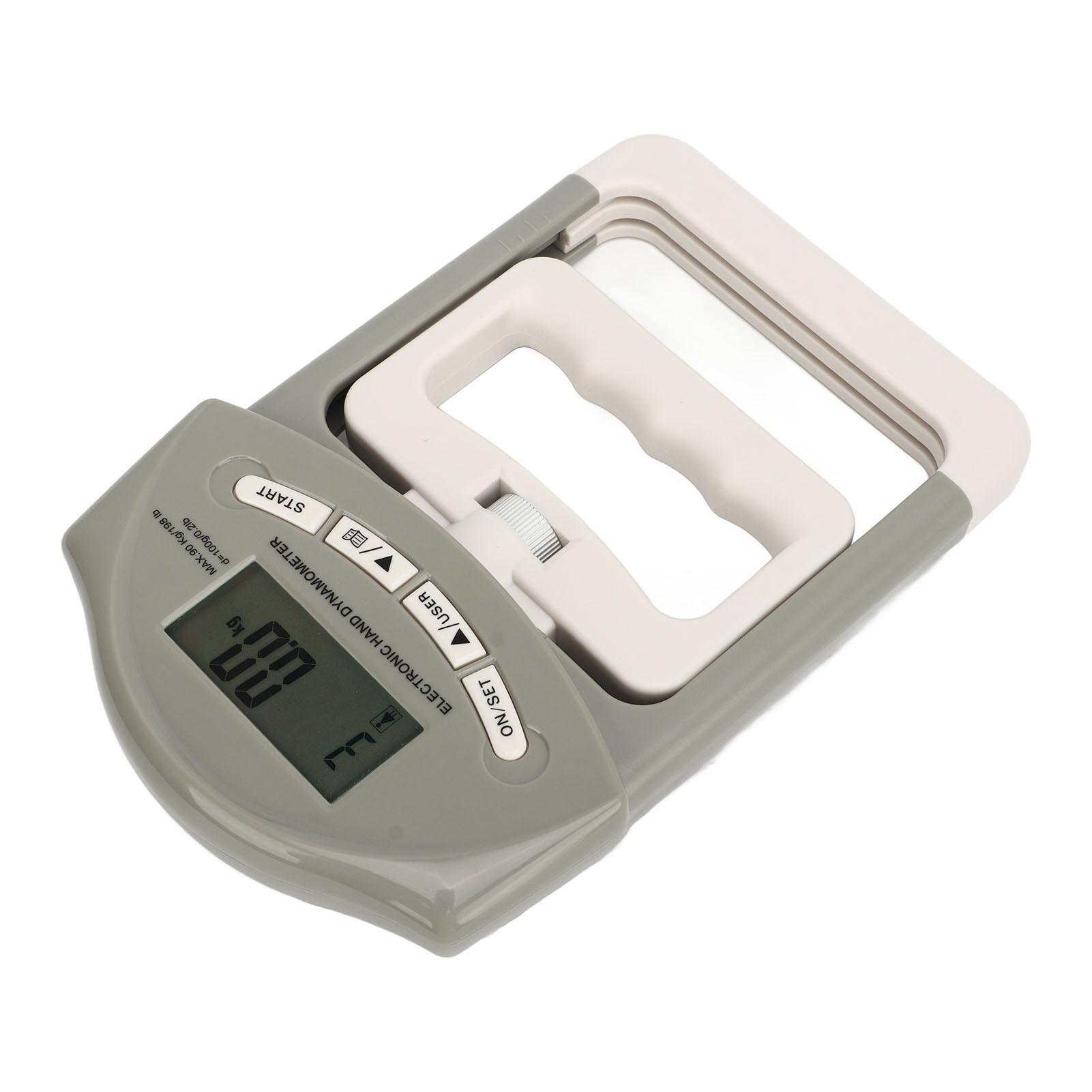 

Цифровой ручной динамометр Измеритель силы хвата Тестер силы хвата Серый серый