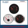 ELING 52mm Fuel Level Gauge Meter 0-90ohm Waterproof and Dustproof with Red Backlight for Car Truck Boat Ship 12V 24V
