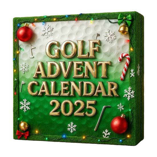 Golf Hanging Decoration Advent Calendar 24 Days Countdown Christmas Festive Acrylic Cartoon Golf Hanging Ornament Golf Lovers Gifts