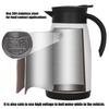 12V 24V Car Electric Kettle 680ml Fast Boil Heating Cup Heated Water Cup For Long Journeys Commuting Convenience