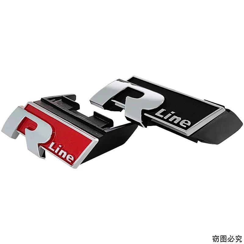 2026 Hot For VOLKSWAGEN VW ABS Car Emblem Front Grille Logo for R Rline Touareg Polo GTI Golf Tiguan CC Passat R36 Scirocco Auto
