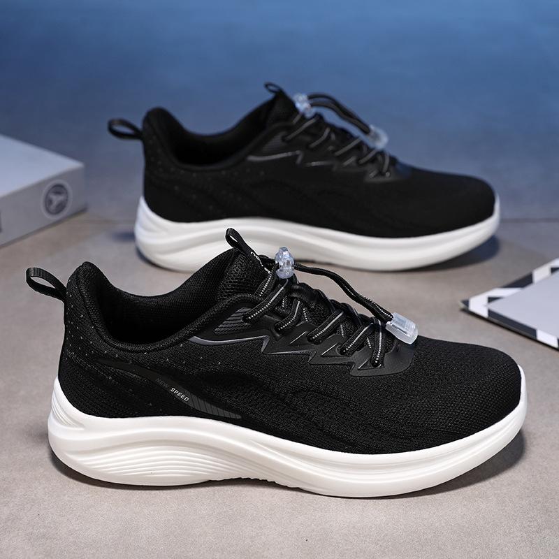 Fashion Casual Outdoor Running Ultra Light Wear-resistant Sneakers Couple Breathable Flying Flag Mesh Women's Shoes