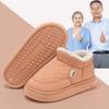 Waterproof bag and cotton slippers winter velvet warm middle-aged and elderly home thick bottom non-slip outer wear cotton mop