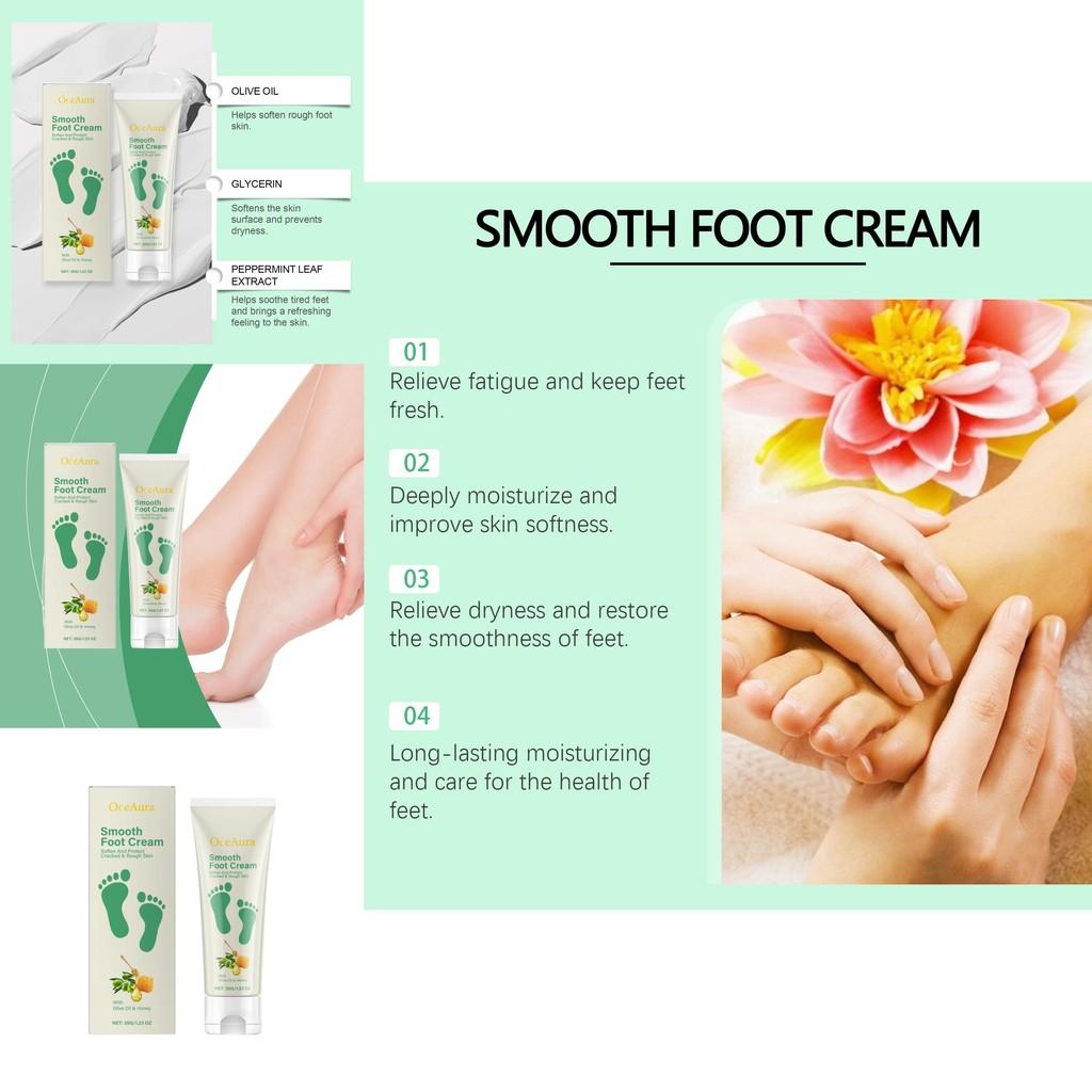 Nourishing Foot Cream For Softening Dry Cracked Feet Moisturizing Relief With Gentle Formula