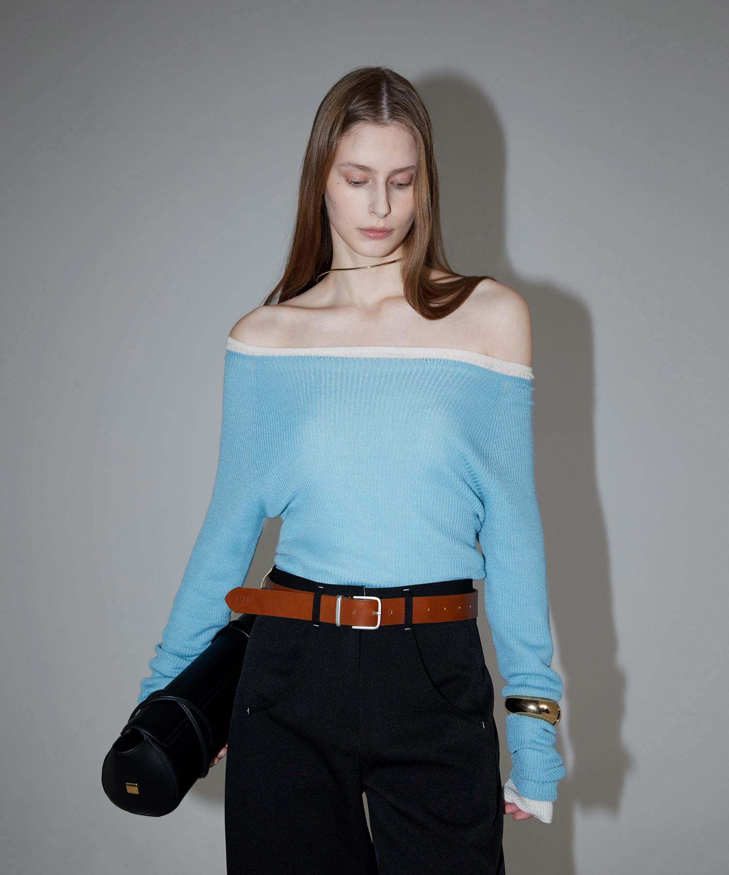 Rene J Wholegarment Boatneck Knit Cream/Free