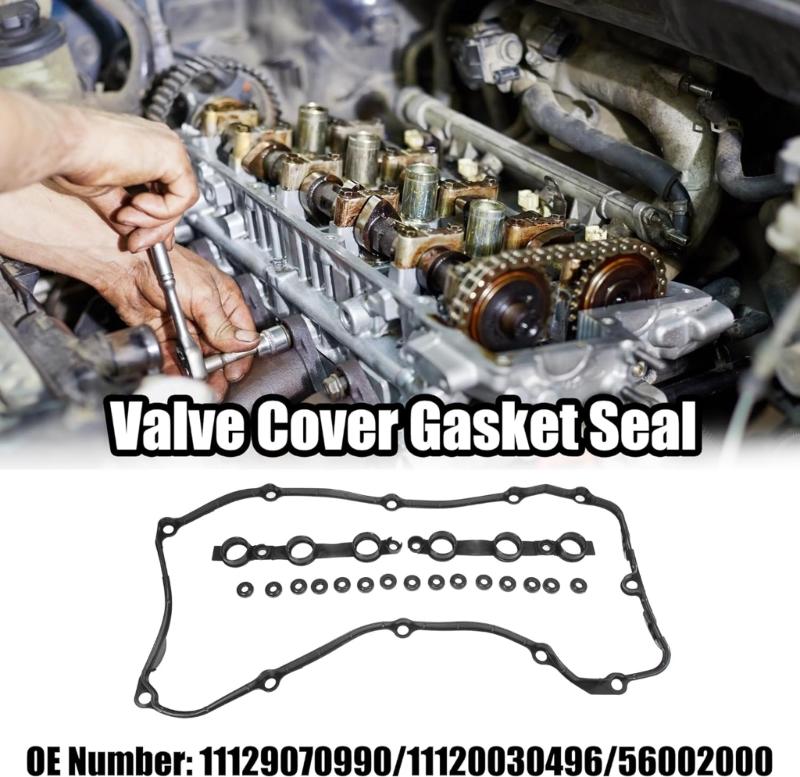 Car Cylinder Head Valves Cover Engine Valves Cover Gasket Seal Grommet 11120030496 for E36 E38 E39 E46 E53 E60 E83 730Li