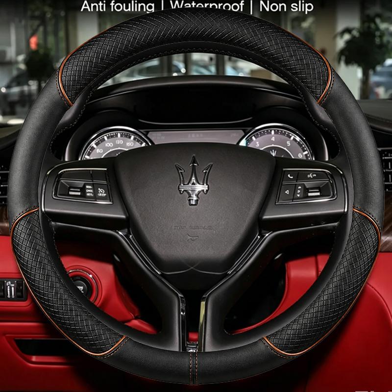 Nappa leather Car Steering Wheel Cover