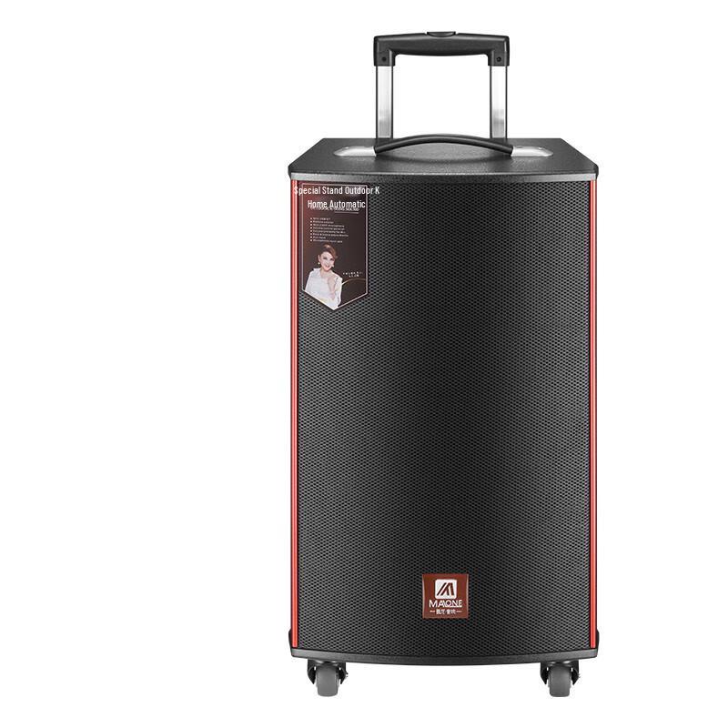 Malone Portable Heavy Bass Karaoke Trolley Speaker CN plug (adapter included) (CN version)