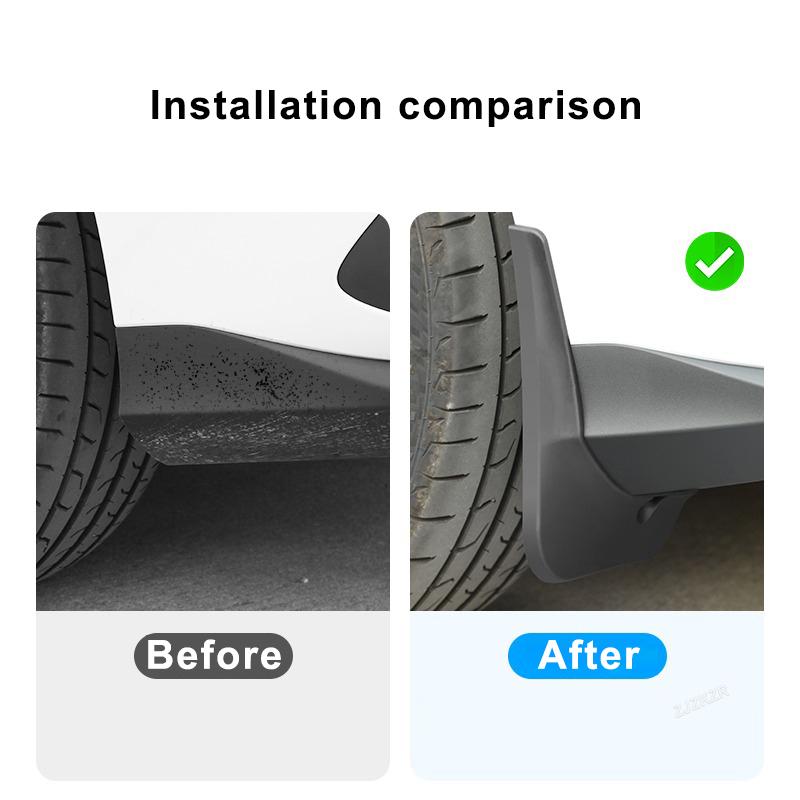For BYD Han DMI/EV -2025 Mudguards Splash Guard ABS soft plastic MudFlaps Front Rear Fender Auto Styline Car Accessories
