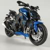 1/12 Scale Kawasaki Z1000 Toy Motorcycle Miniature Diecast Metal Model Super Sport Sound and Light Collection Gift for Boy Kid Hobbies