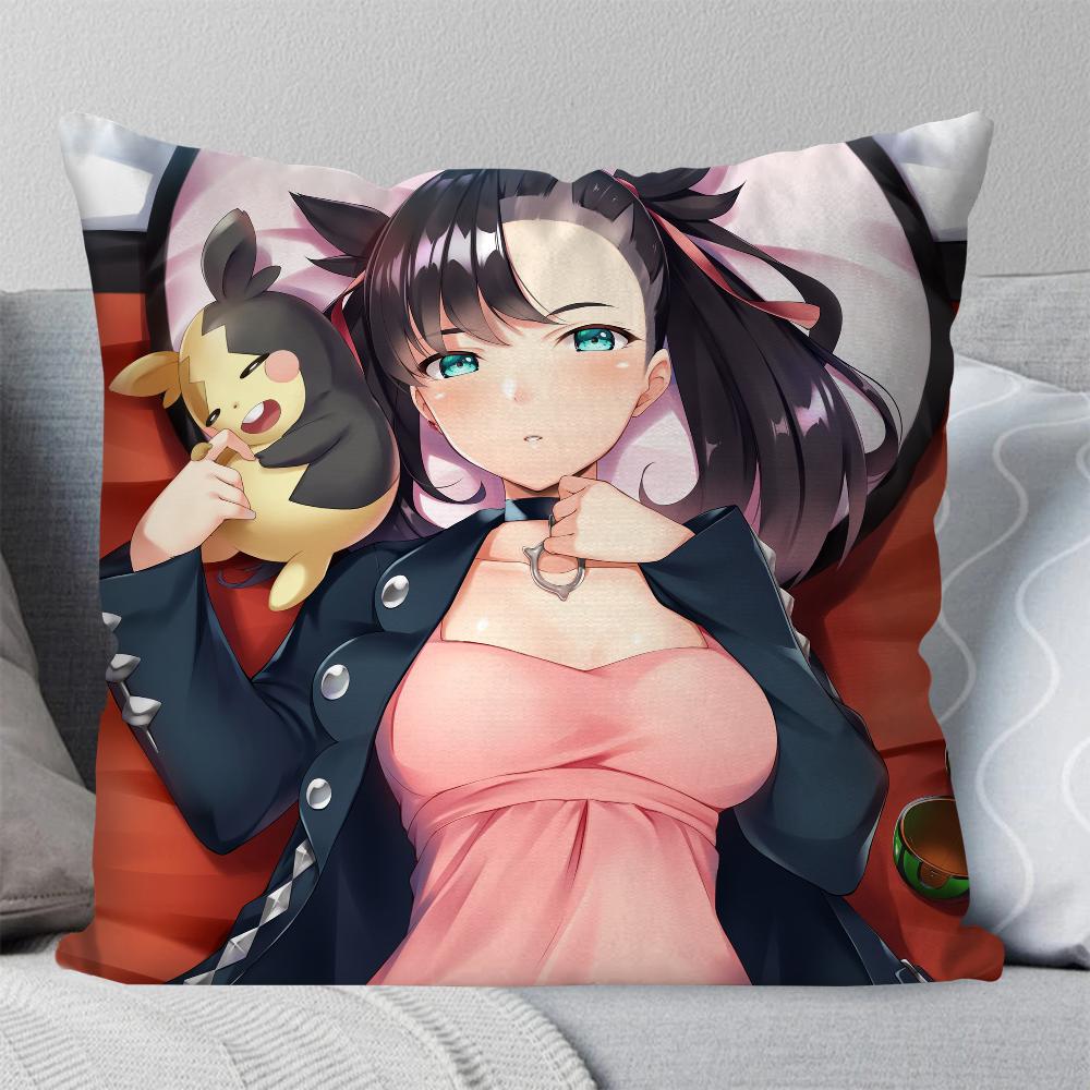 

Марни Анимация П-Покемон Наволочка Квадратная Подушка Спальня Диван Досуг Комфорт Подушка Автомобиль Гостиная Домашнее Украшение 40X40 12x12Inch