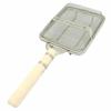Endo Shoji TKG Ginkgo Roast, Square, Perfect for Roasting Small Beans, Chestnuts, and More. Wooden Handle Keeps the Pot Cool. Total Length: 410mm, Wid