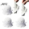 Ghost Fidgeting Gadget 3D Printed Slippery Figurine, Rotating Halloween Fidget Toy, Stress Reliever Twisting White Desk Decor for Party Favors