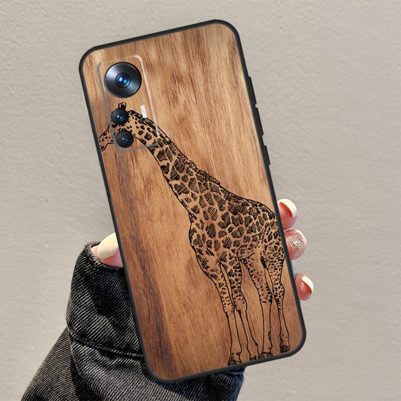 Natural Bamboo Wood Pattern Print Case For POCO M6 Pro X3 X5 F5 F3 F4 X4 GT M5s Cover For Xiaomi 11T Pro 12T 12 13 Lite 12X