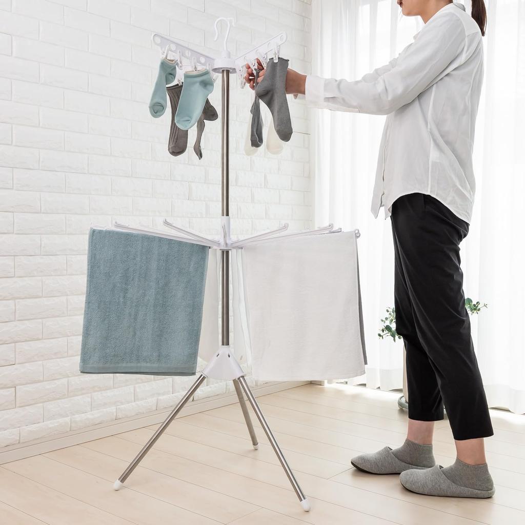 Sekisui Jushi Shoji Sekisui Tenkura Clothes Drying Stand SC-2W White