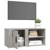 TV Cabinets (2 pcs) Concrete Grey 80 x 31.5 x 36 cm Particleboard