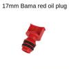 5Pcs Red Air Compressor 17mm Breather Cap Hard Male Thread  Machine