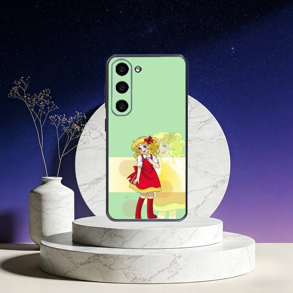 Anime Candy Candy Phone Case For Samsung Galaxy A73,A72,A71,A70,A53,A52,A51,Others Soft Black Cover