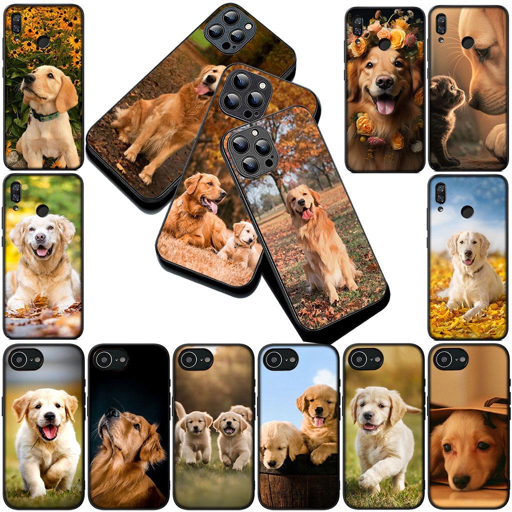 Golden Retriever Dog Phone Cover Soft Case for Samsung Galaxy S25 S24 S23 FE Ultra Plus S7 Edge S25+ S23+ A56 5G Casing