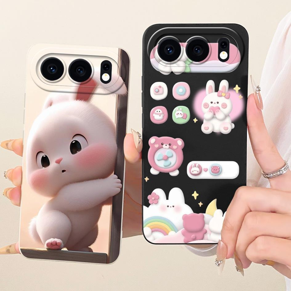 For Honor 500 5G Case MEY-AN00 Cute Rabbit Cat Cartoon Candy Silicone Shockproof Cover For Honor 500 Pro Funda Honor500 Pro Capa