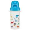 Skater Children's Water Bottle, 480ml, Made of Child-Friendly Plastic, Lightweight, Disney Mickey Mouse & Friends Dinosaur Design, Made in Japan
