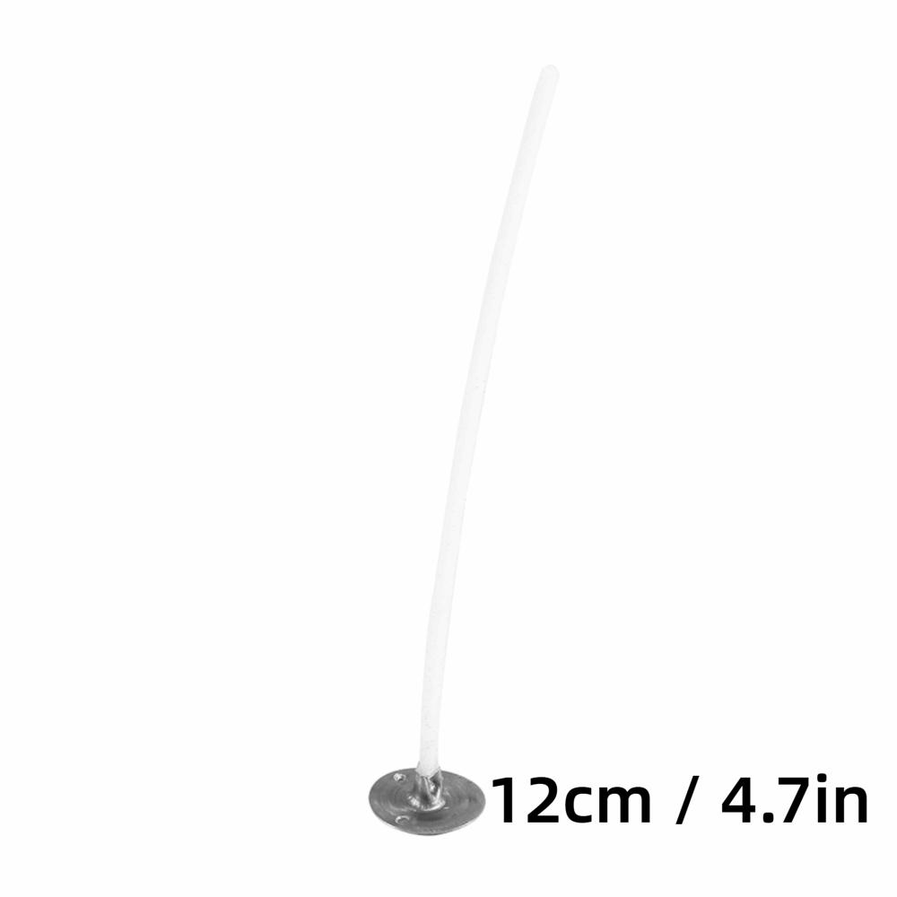 100 Stück 100% Baumwolle Kerzendochte Stabile Brennende Sojawachs-beschichteter Baumwollkern-Docht Mit Clips Kerzenherstellung Zubehör DIY