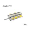 Technical Parts Kit V2 V4 V6 V8 V10 V12 V14 Engine Cylinder Building Blocks Bricks Model for High-tech Cars DIY Educational Toys